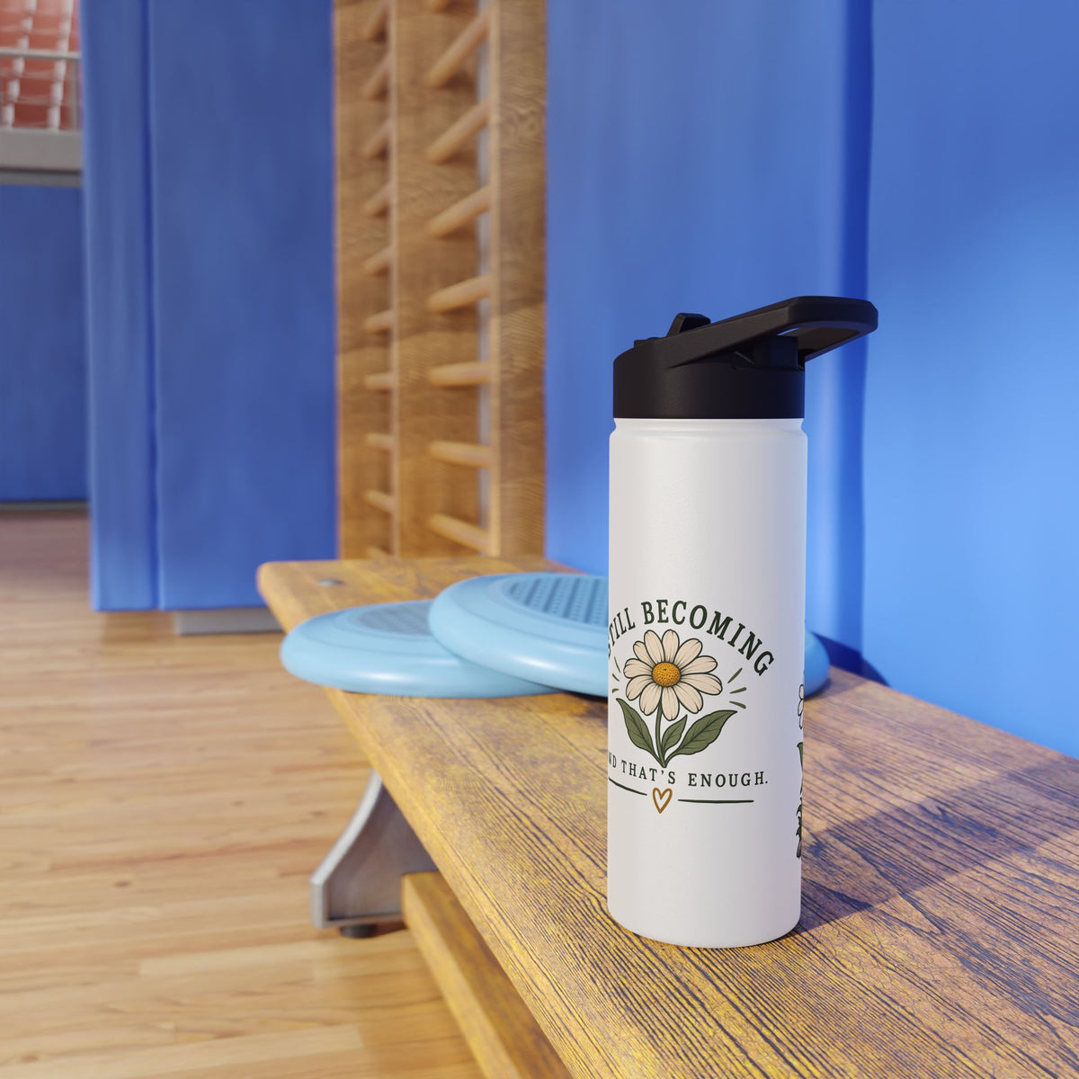 Under Construction — 18 oz Stainless Steel Water Bottle | Still Becoming — Roots Recovery Housing