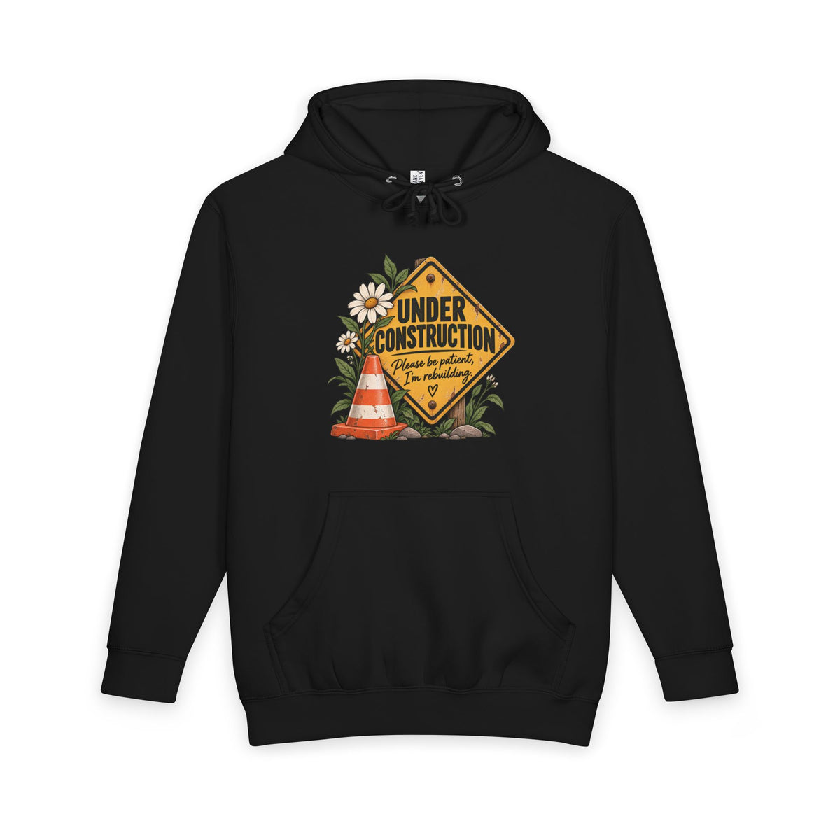 Under Construction  | Still Becoming Unixex Hoodie — Roots Recovery Housing