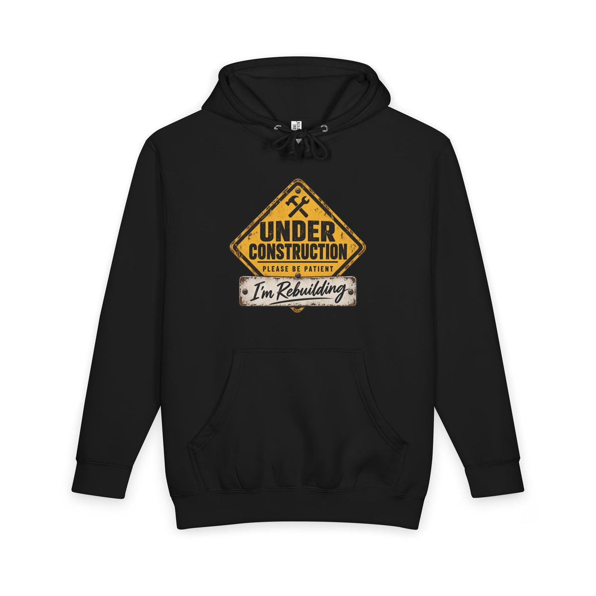 Under Construction — Unisex Hoodie Roots Recovery Housing