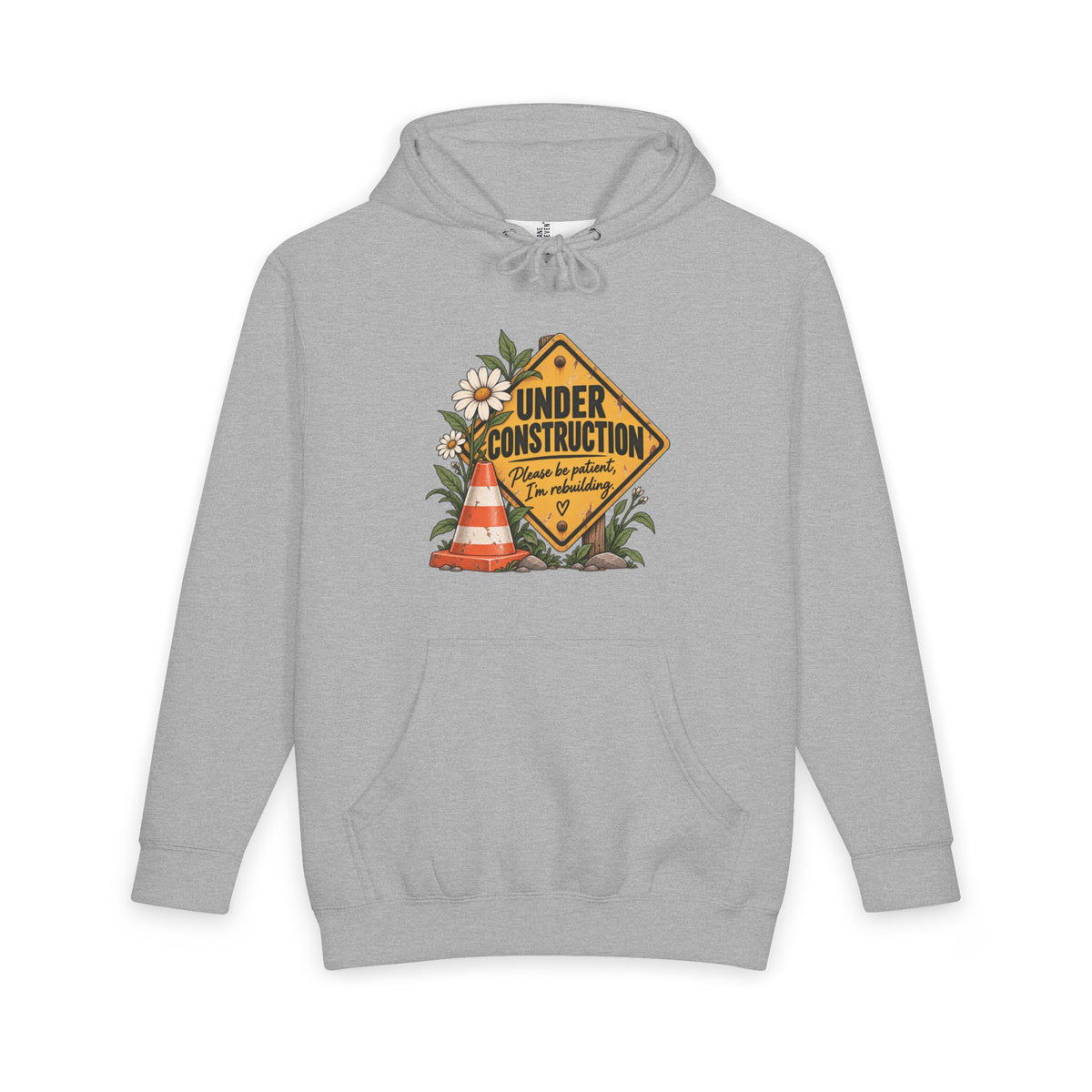 Under Construction  | Still Becoming Unixex Hoodie — Roots Recovery Housing