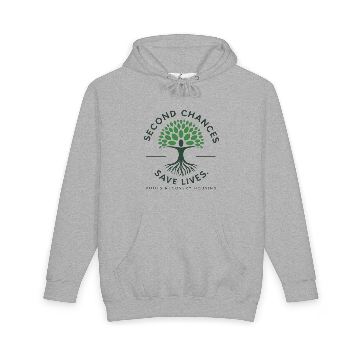 Second Chances Save Lives Hoodie — Roots Recovery Housing