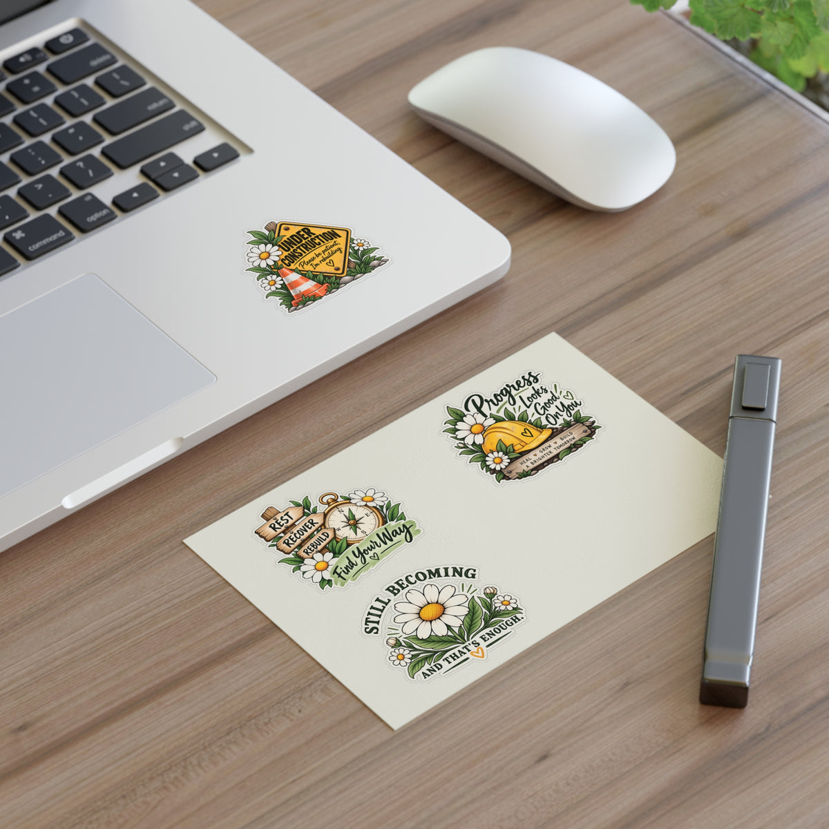 Under Construction — Premium Sticker Sheet | Still Becoming