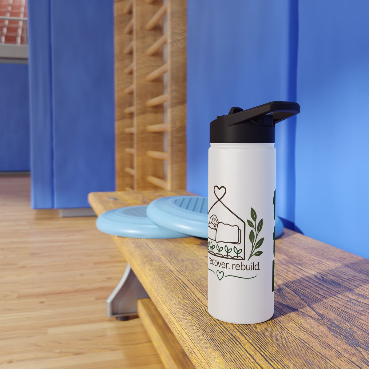 Trust the Process Water Bottle — Roots Recovery Housing