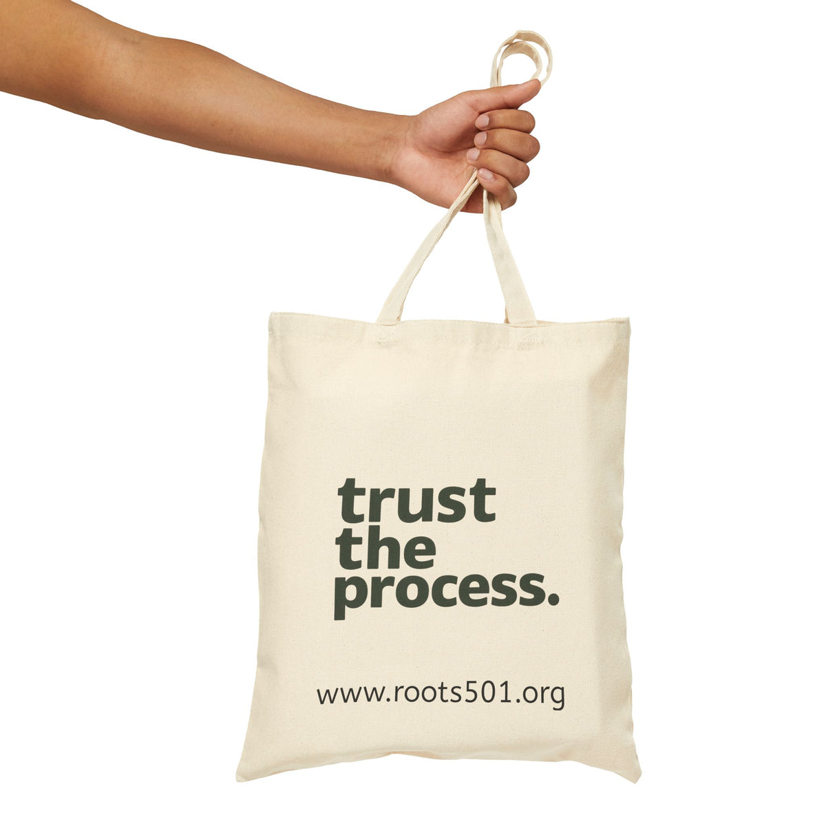 Trust The Process. — Two-Sided Canvas Tote