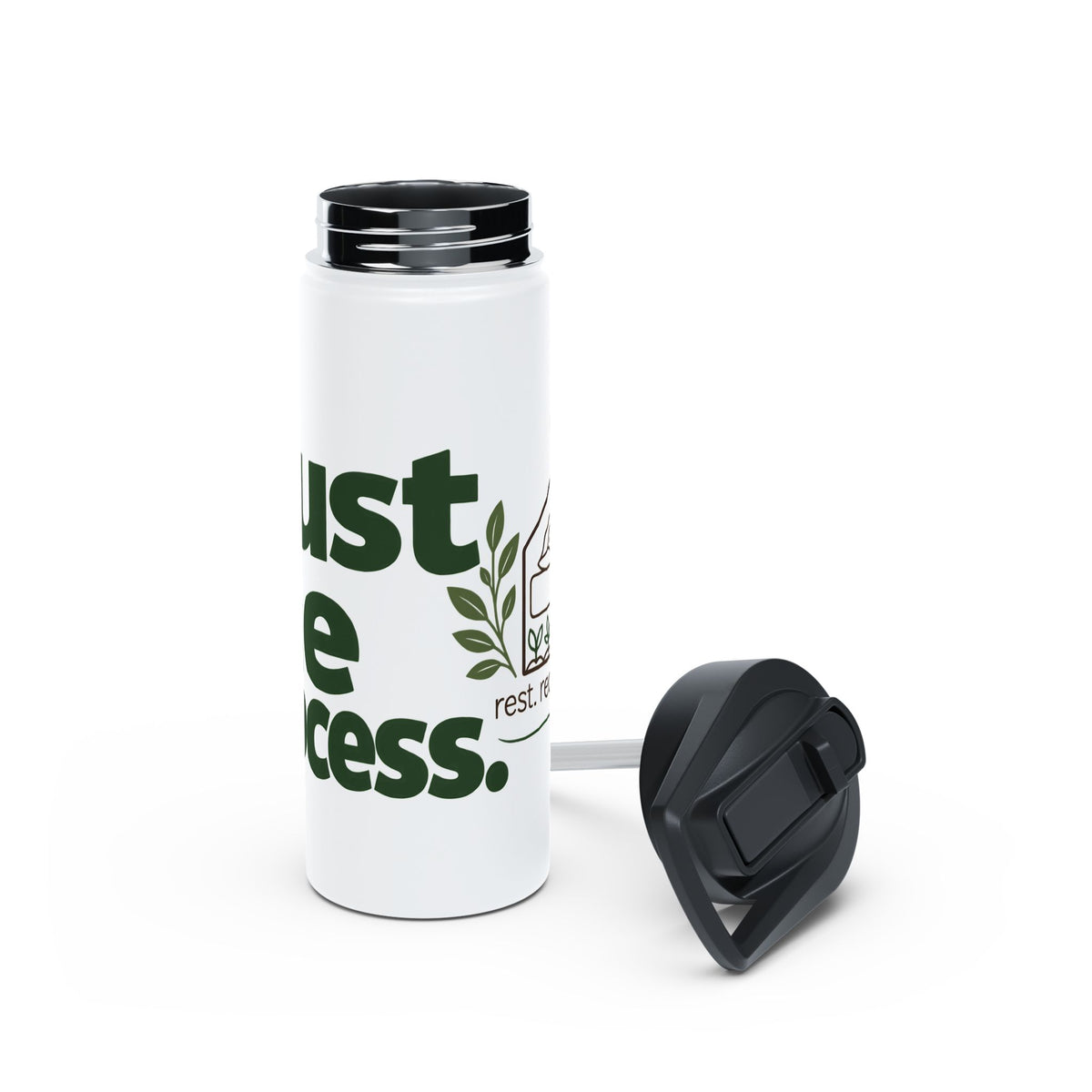 Trust the Process Water Bottle — Roots Recovery Housing