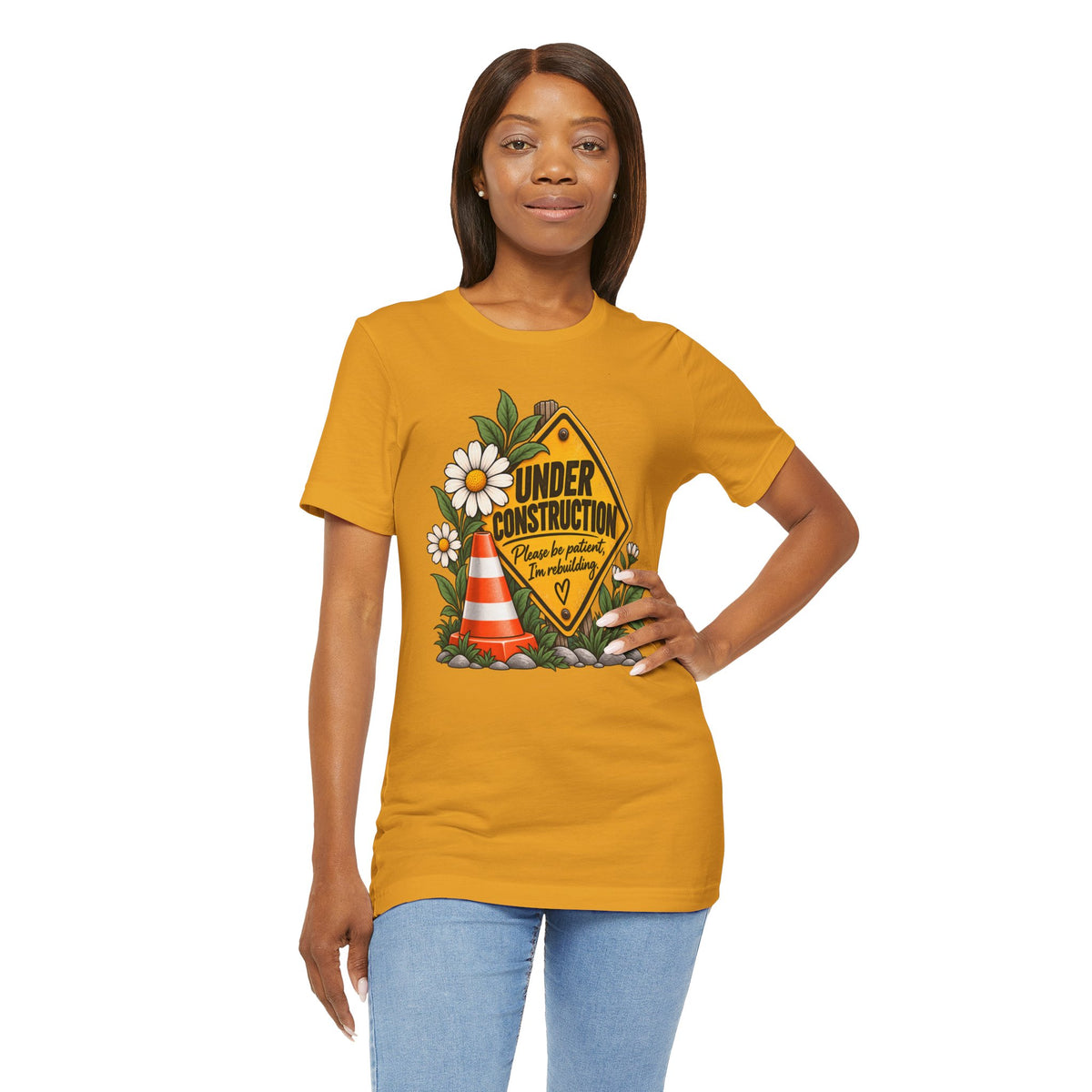 Under Construction — Women’s Tee  — Roots Recovery Housing