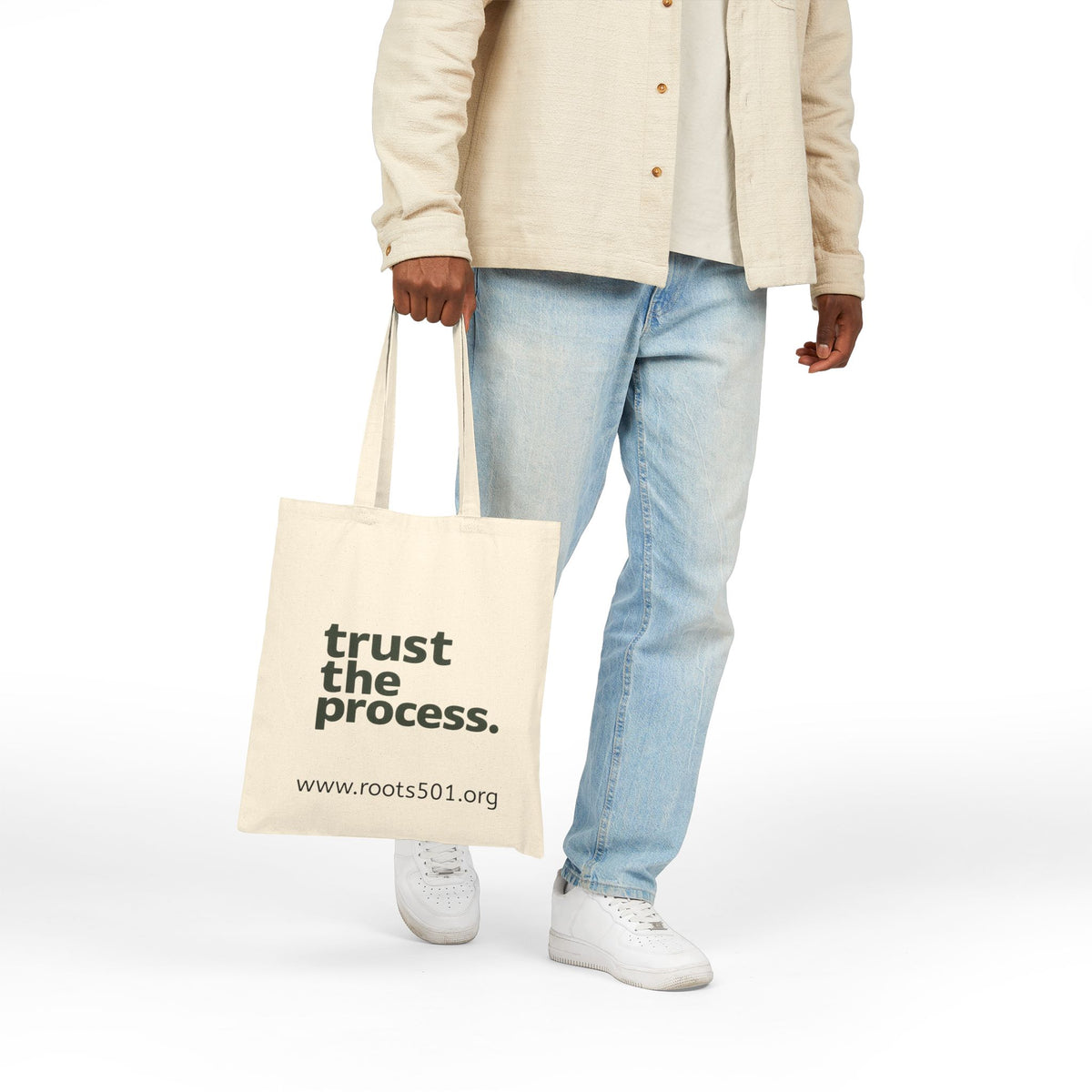 Trust The Process. — Two-Sided Canvas Tote