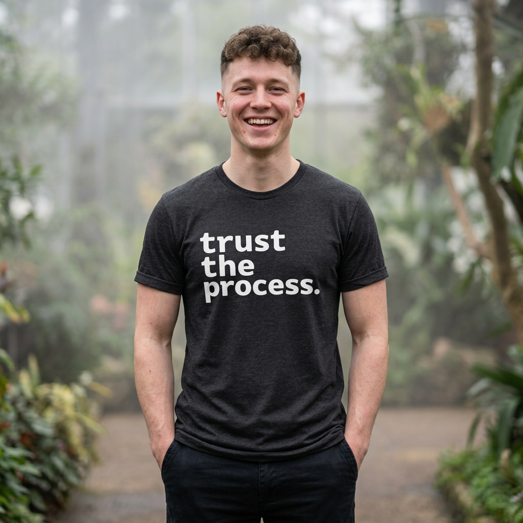 Trust the Process Tee — Roots Recovery Housing