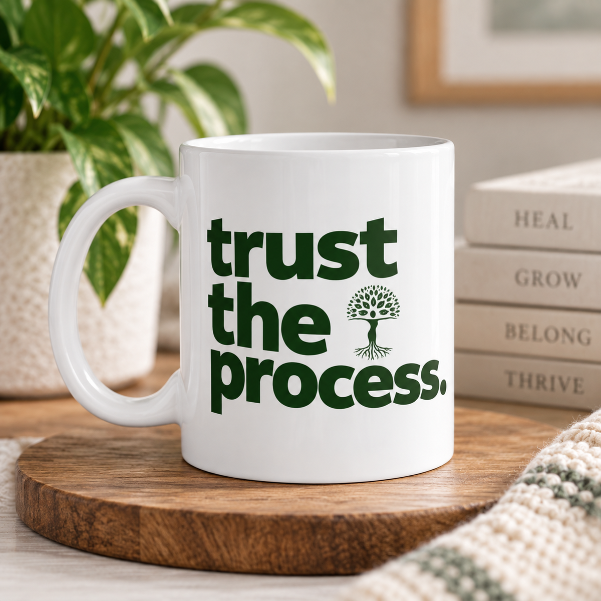 Trust the Process Mug — Roots Recovery Housing