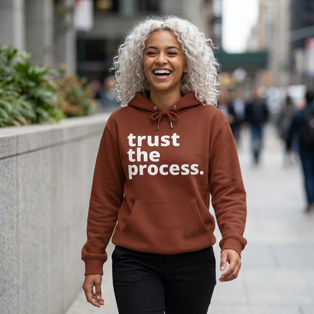 Trust The Process Hoodie — Roots Recovery Housing