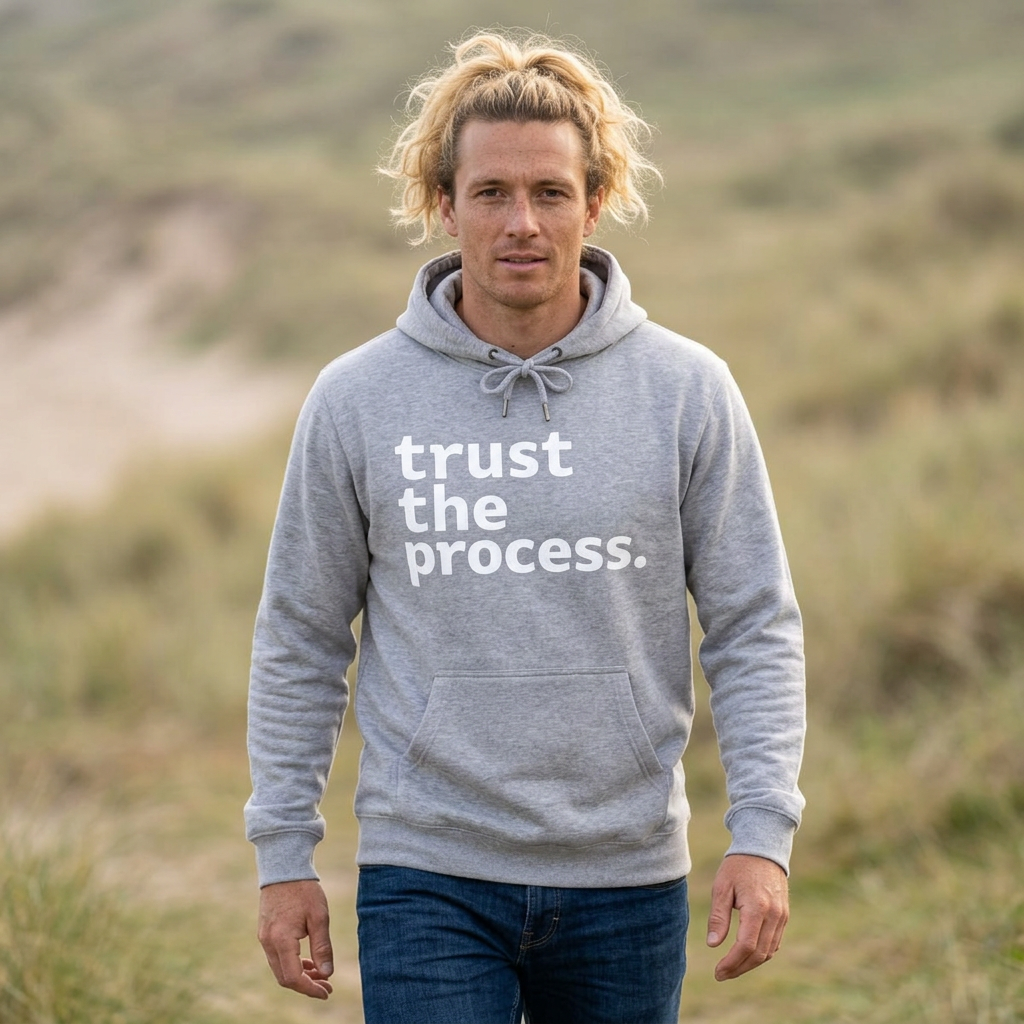 Trust The Process Hoodie — Roots Recovery Housing