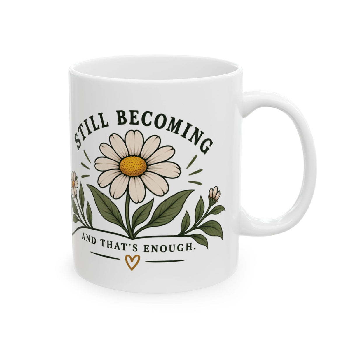 Under Construction — Ceramic Mug | Still Becoming — Roots Recovery Housing