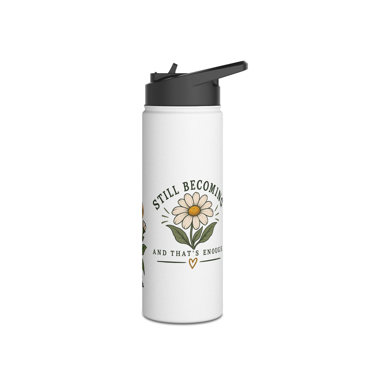 Under Construction — 18 oz Stainless Steel Water Bottle | Still Becoming — Roots Recovery Housing