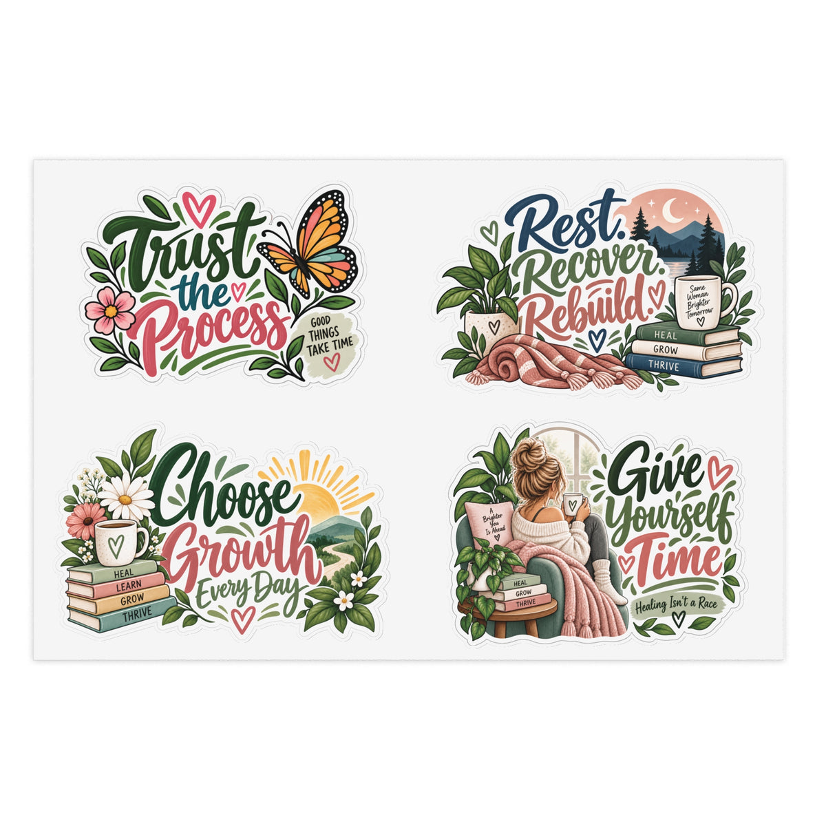 Trust The Process. Premium Sticker Sheet