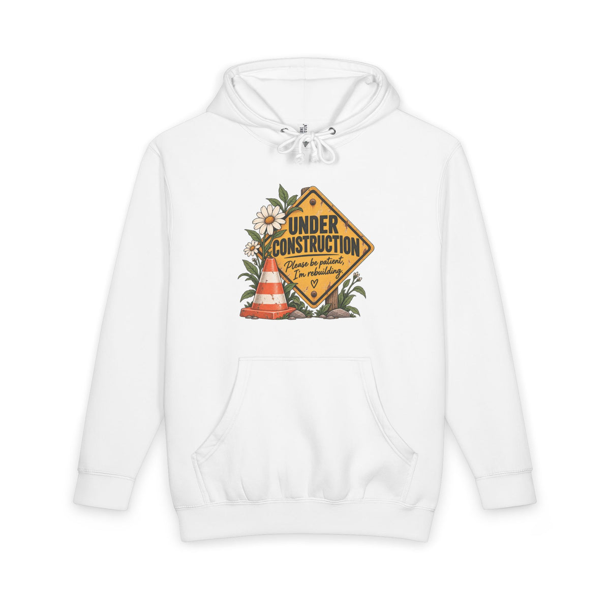 Under Construction  | Still Becoming Unixex Hoodie — Roots Recovery Housing