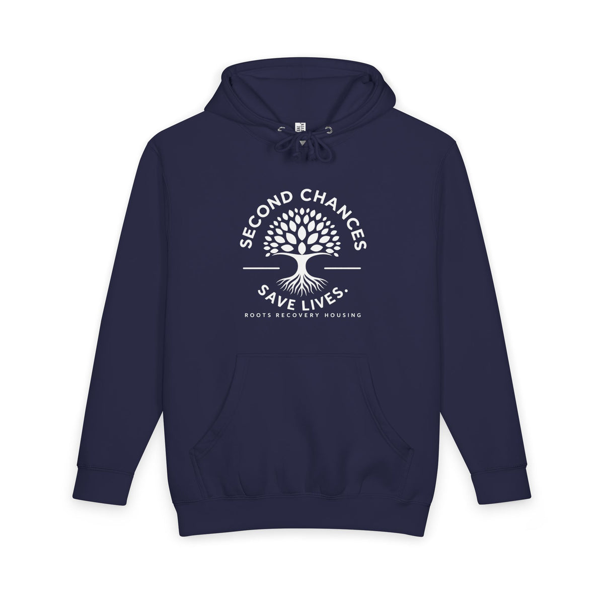Second Chances Save Lives Hoodie — Roots Recovery Housing