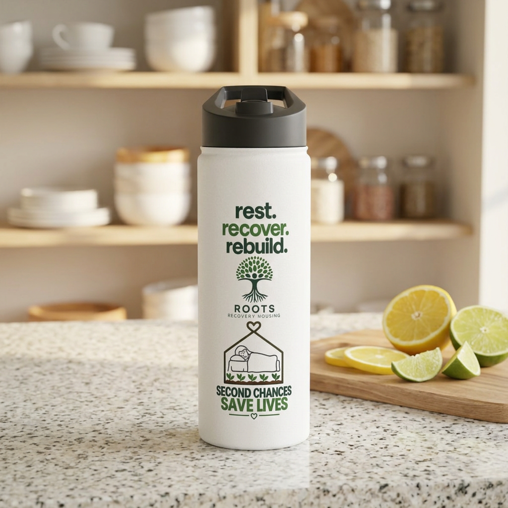 Stainless Steel Water Bottle, Standard Lid